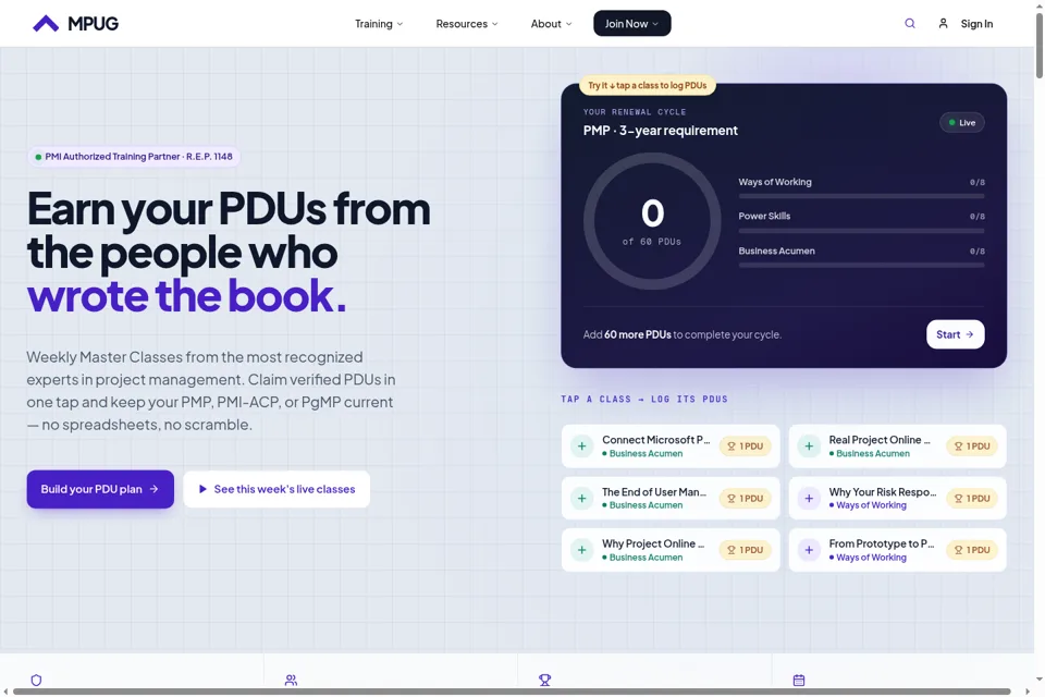 Landing page preview