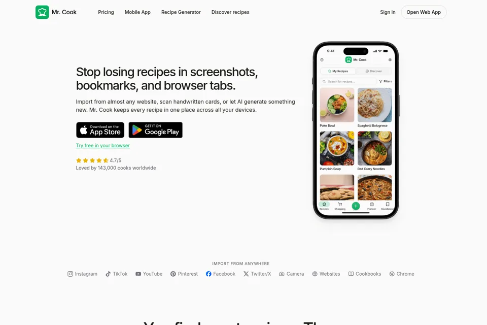 Landing page preview