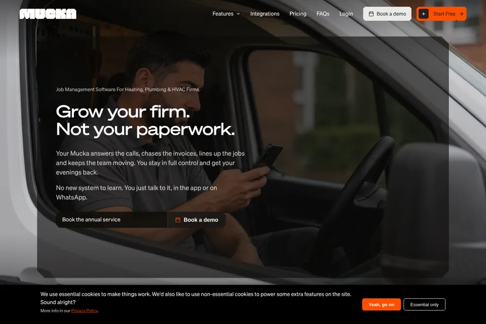 Landing page preview