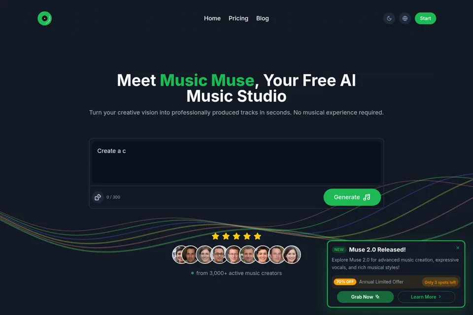 Landing page preview