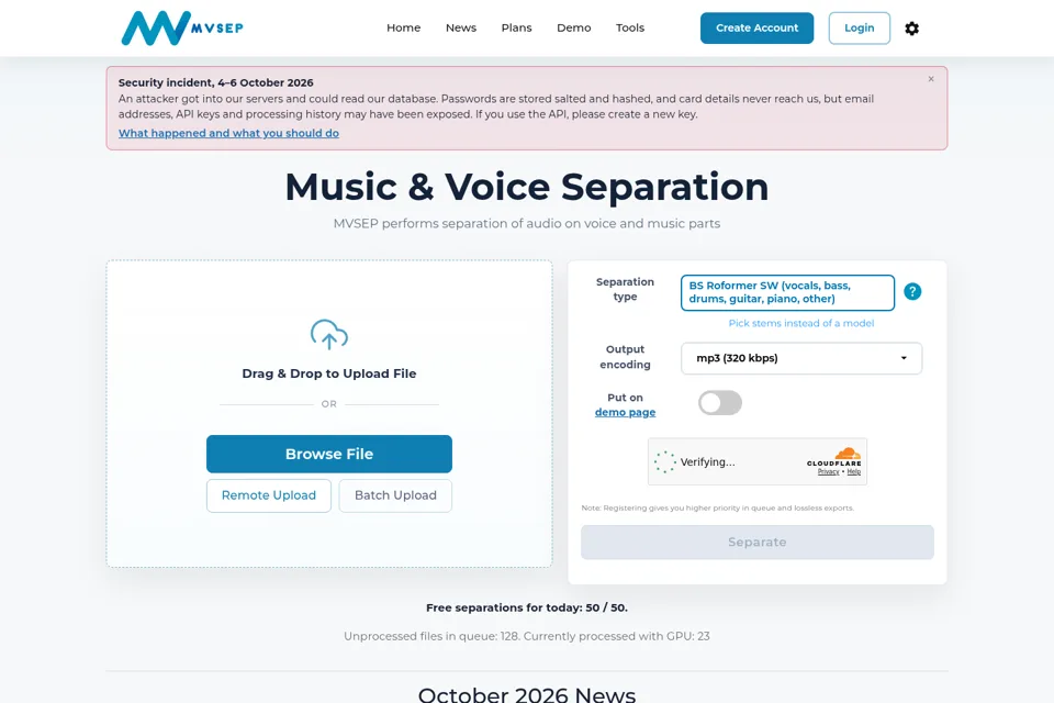 Landing page preview