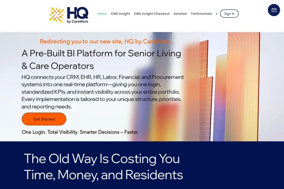 Landing page preview