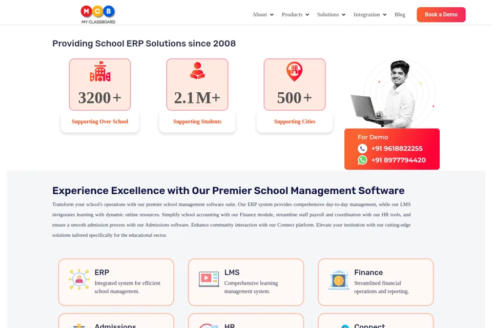 Landing page preview