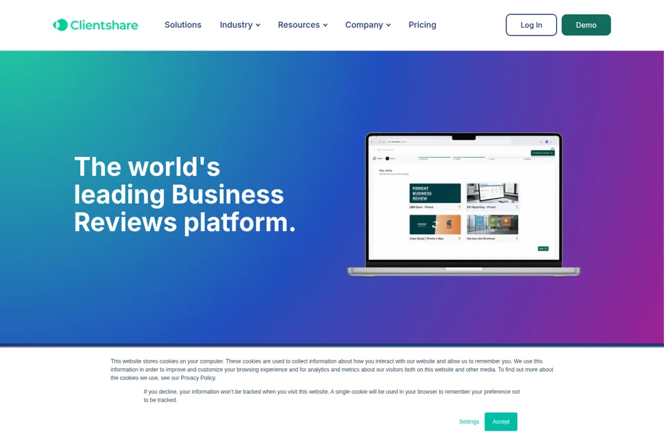 Landing page preview