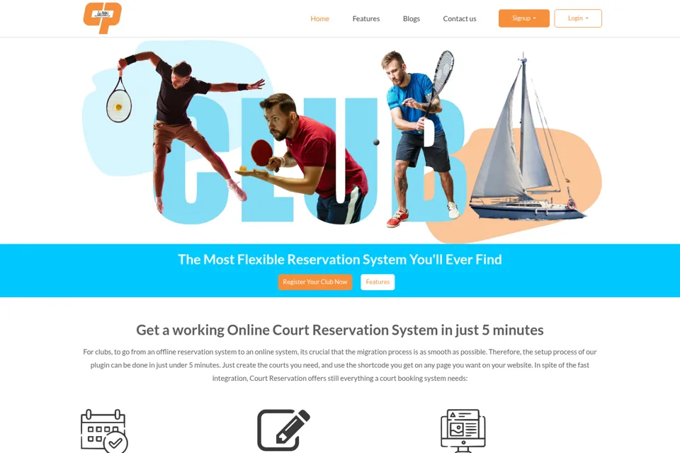 Landing page preview