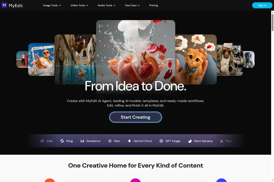 Landing page preview