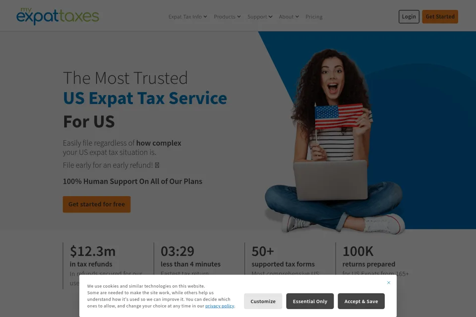Landing page preview