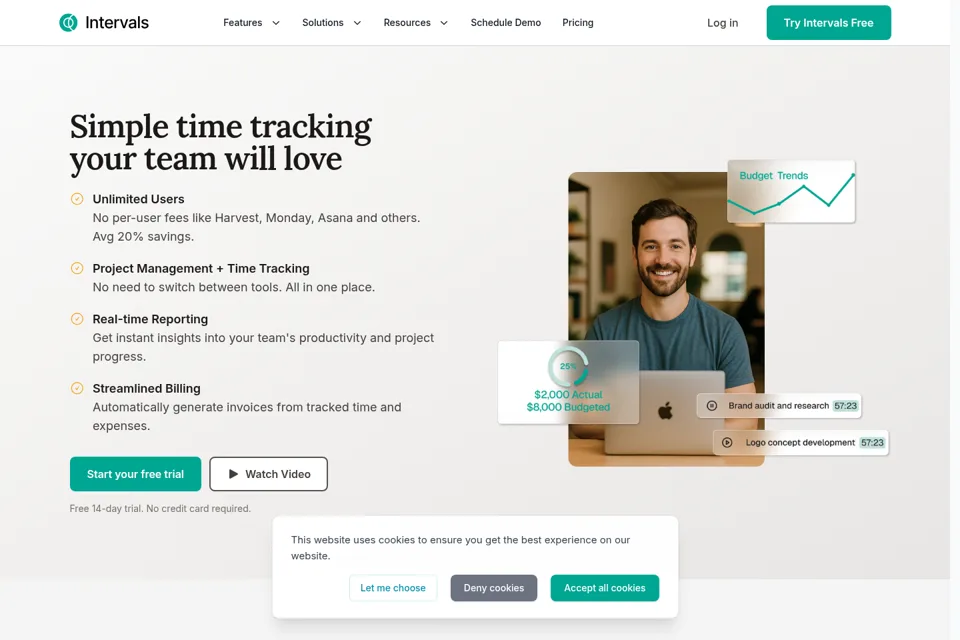 Landing page preview