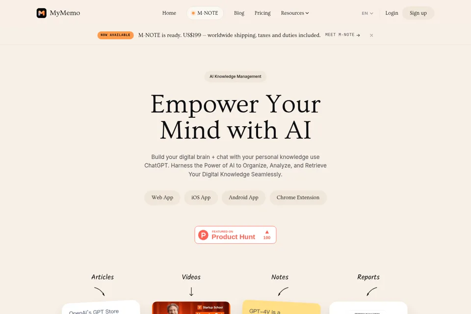 Landing page preview