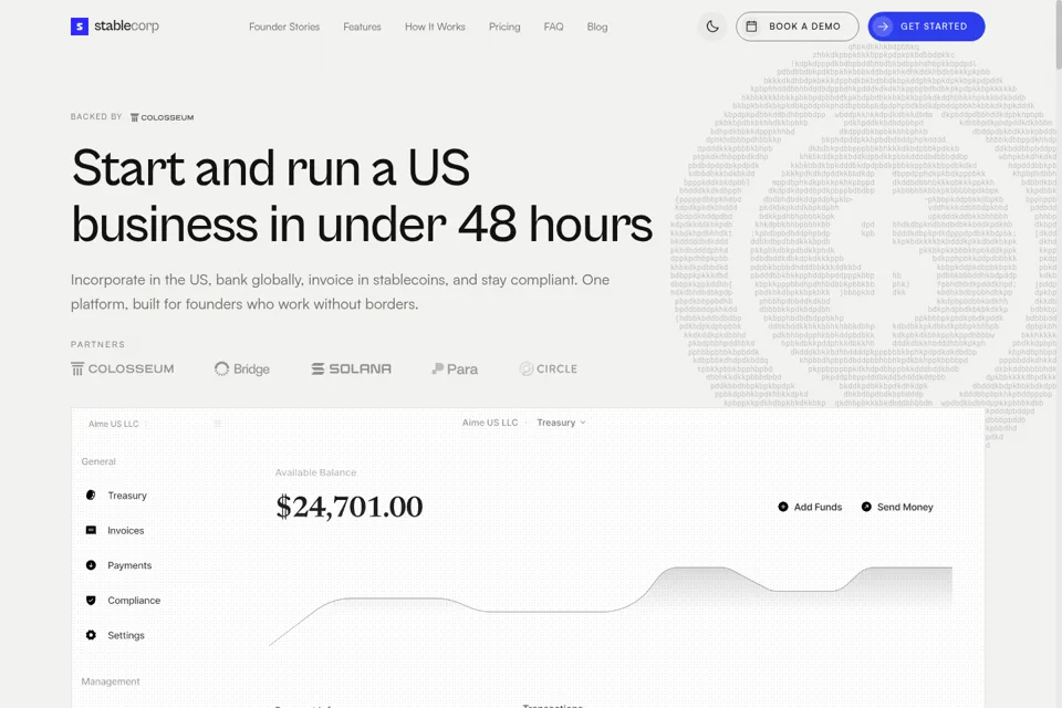 Landing page preview