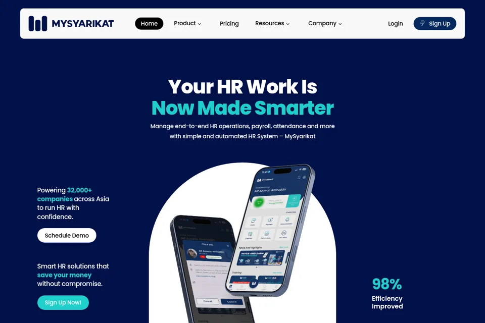 Landing page preview