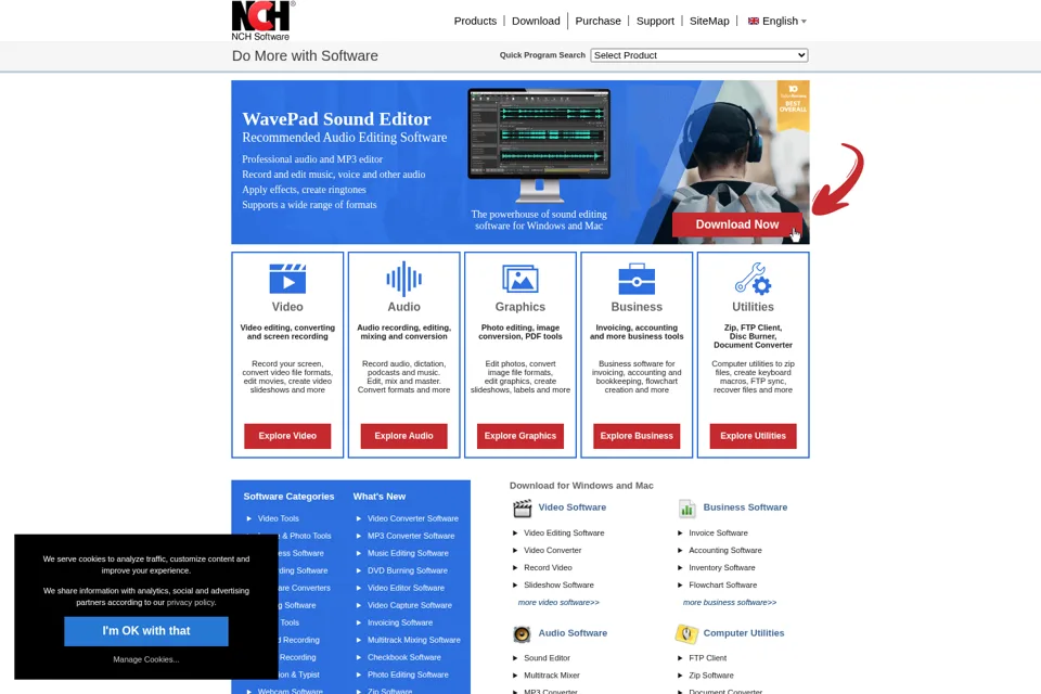 Landing page preview