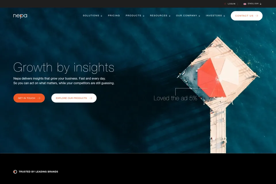 Landing page preview