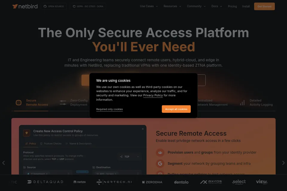 Landing page preview