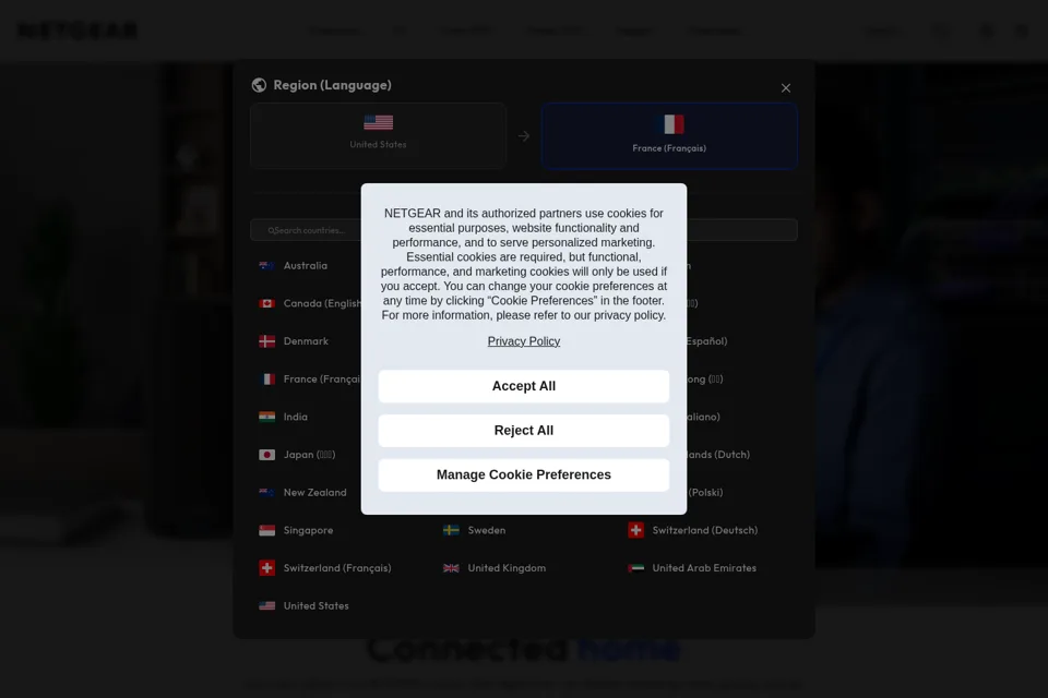 Landing page preview