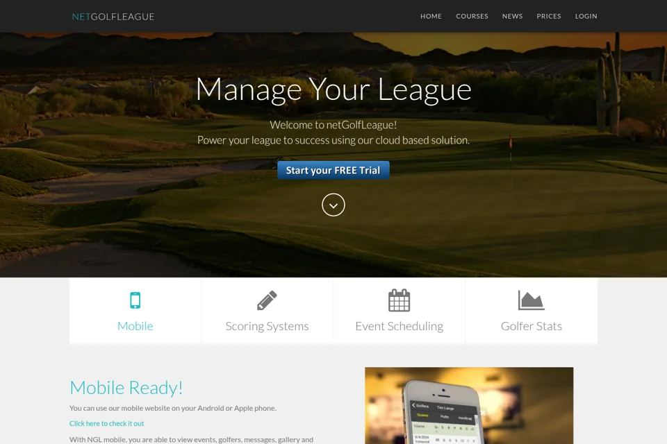 Landing page preview