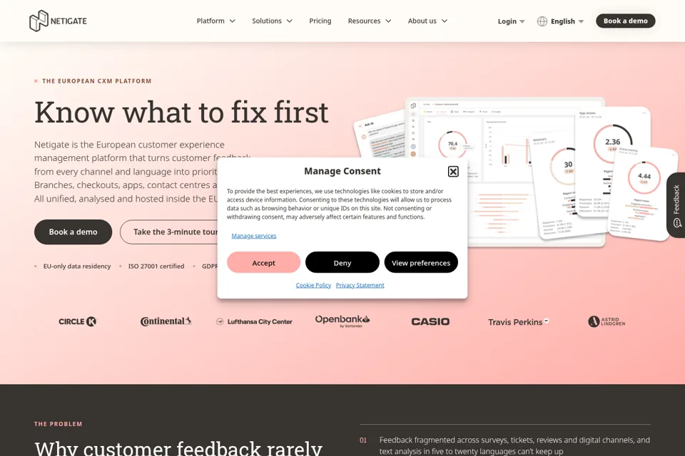 Landing page preview