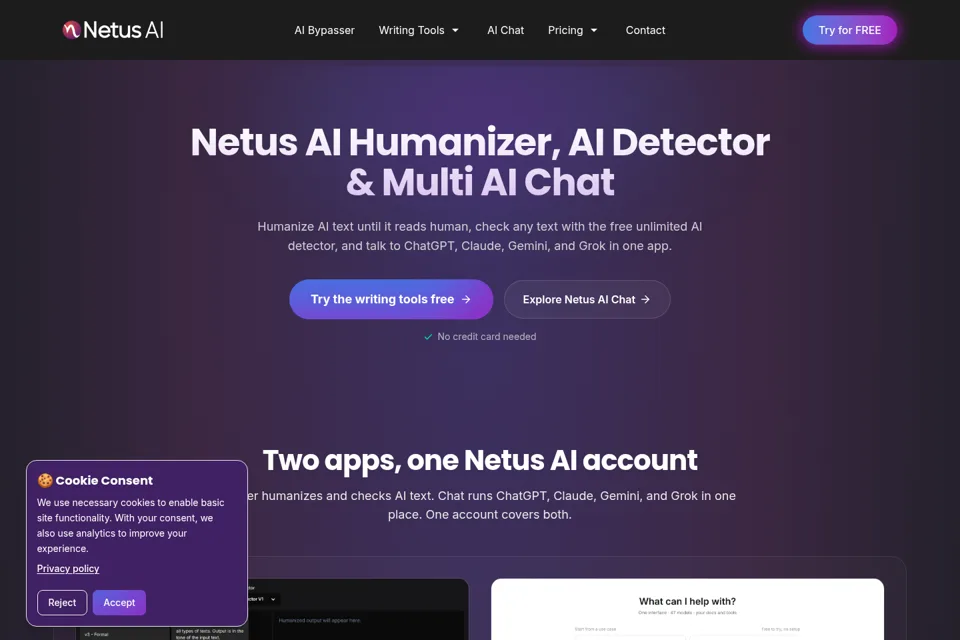 Landing page preview