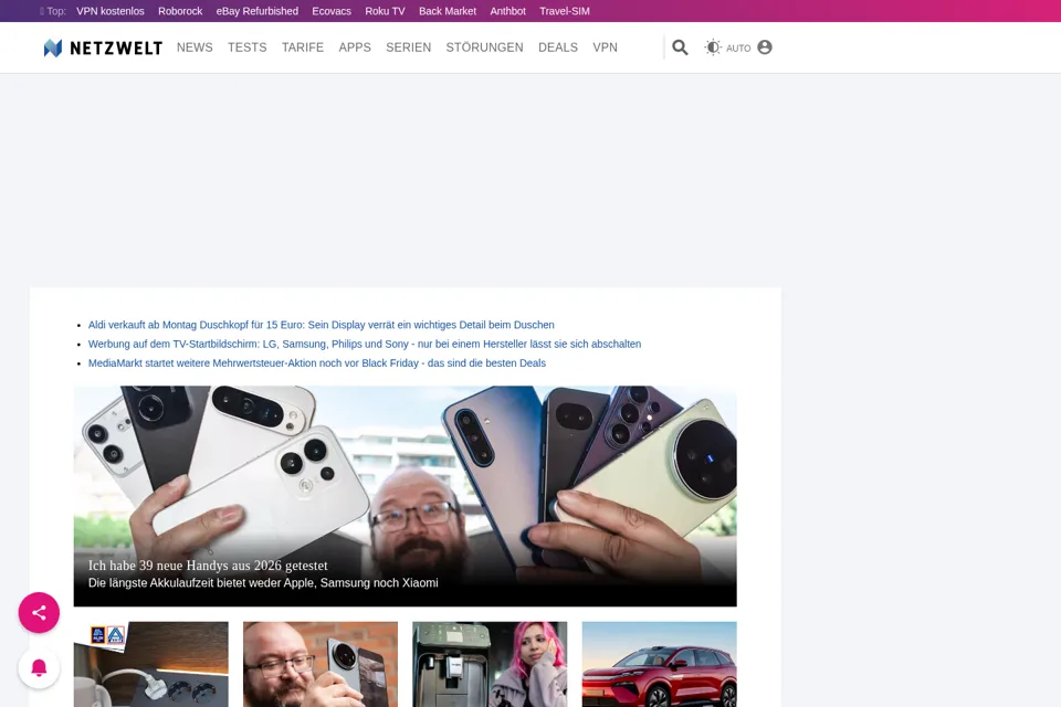 Landing page preview