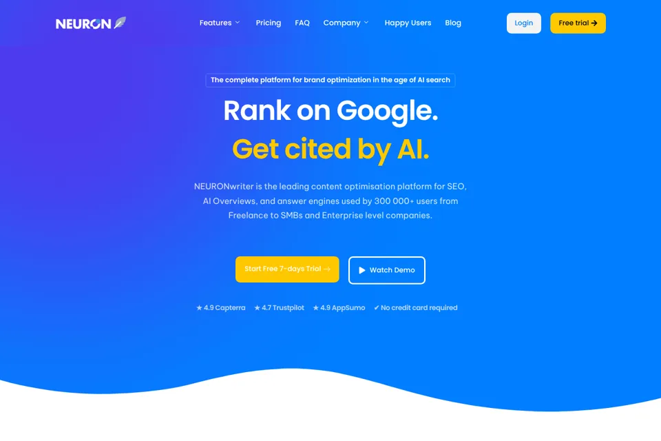 Landing page preview