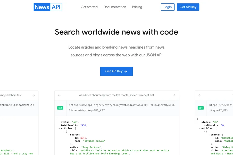 Landing page preview