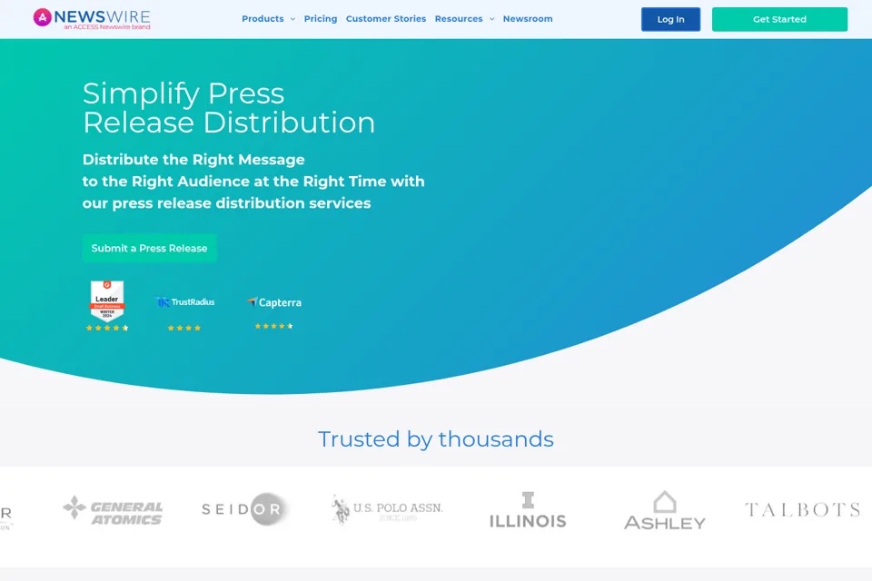 Landing page preview