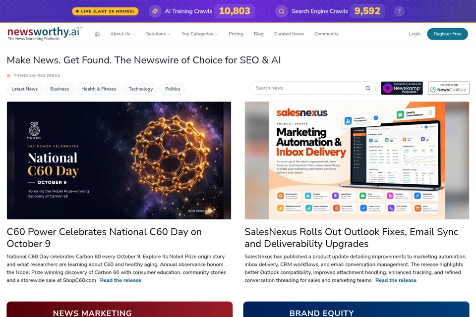 Landing page preview