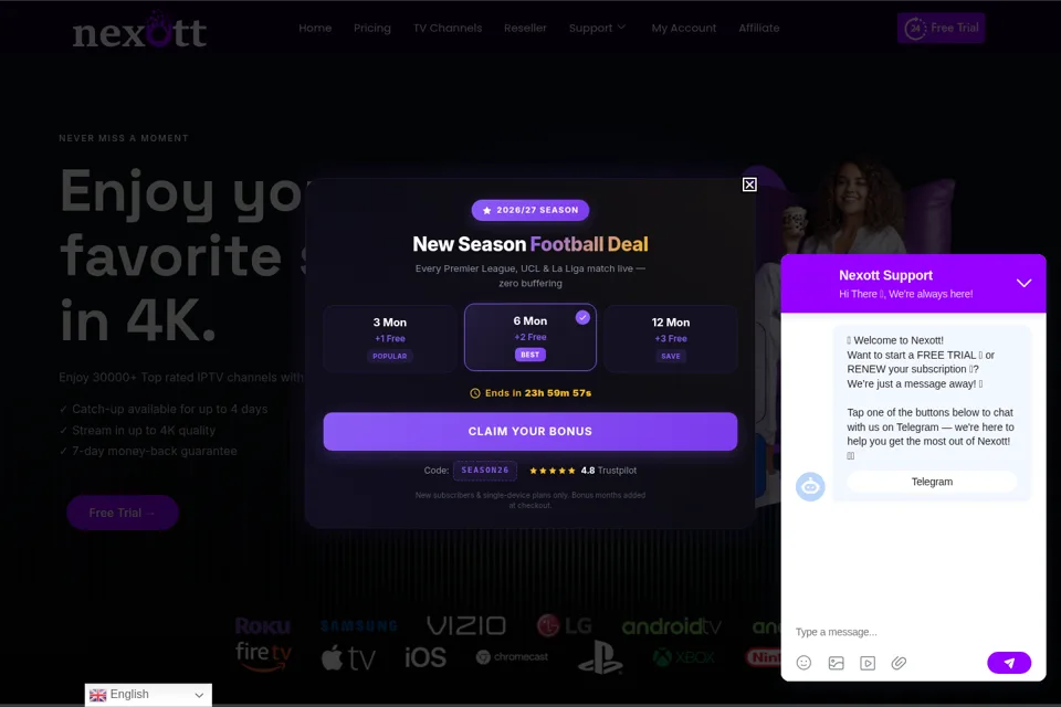 Landing page preview