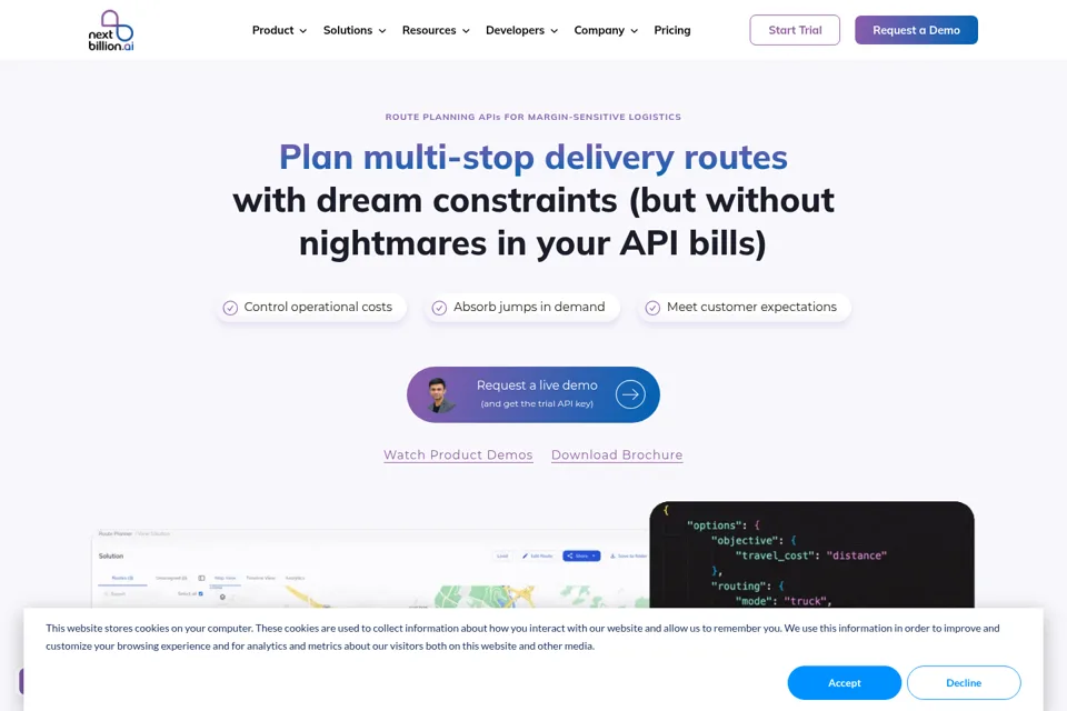 Landing page preview