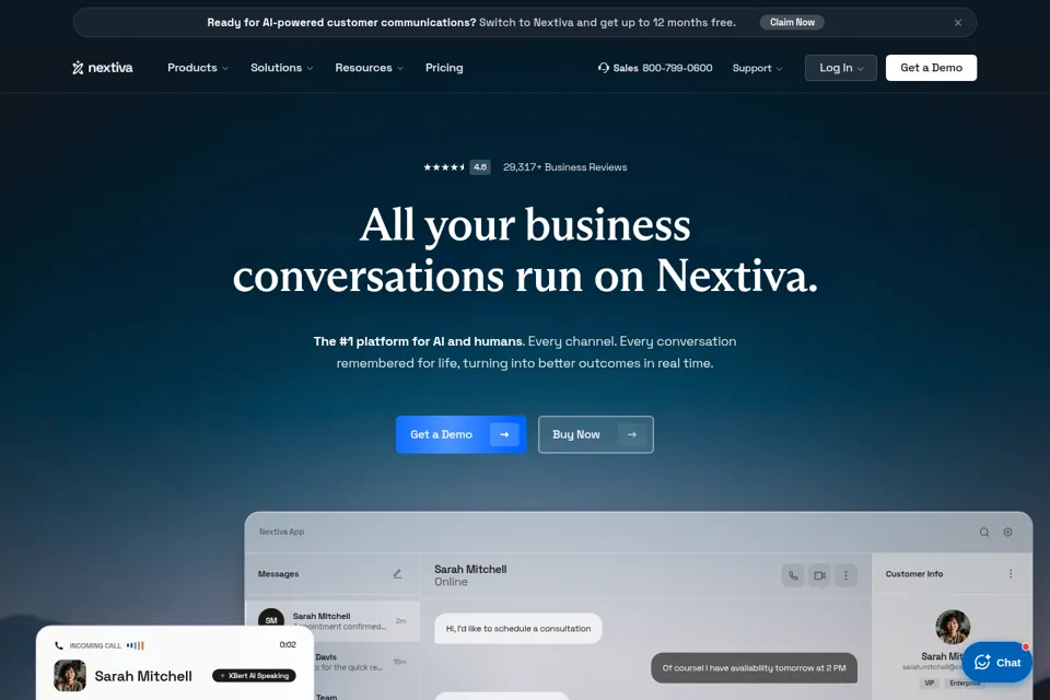 Landing page preview