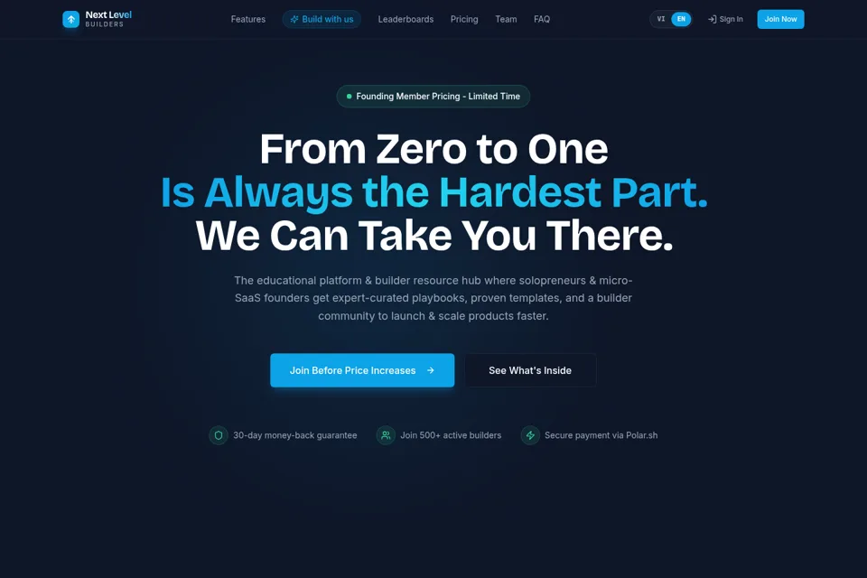 Landing page preview