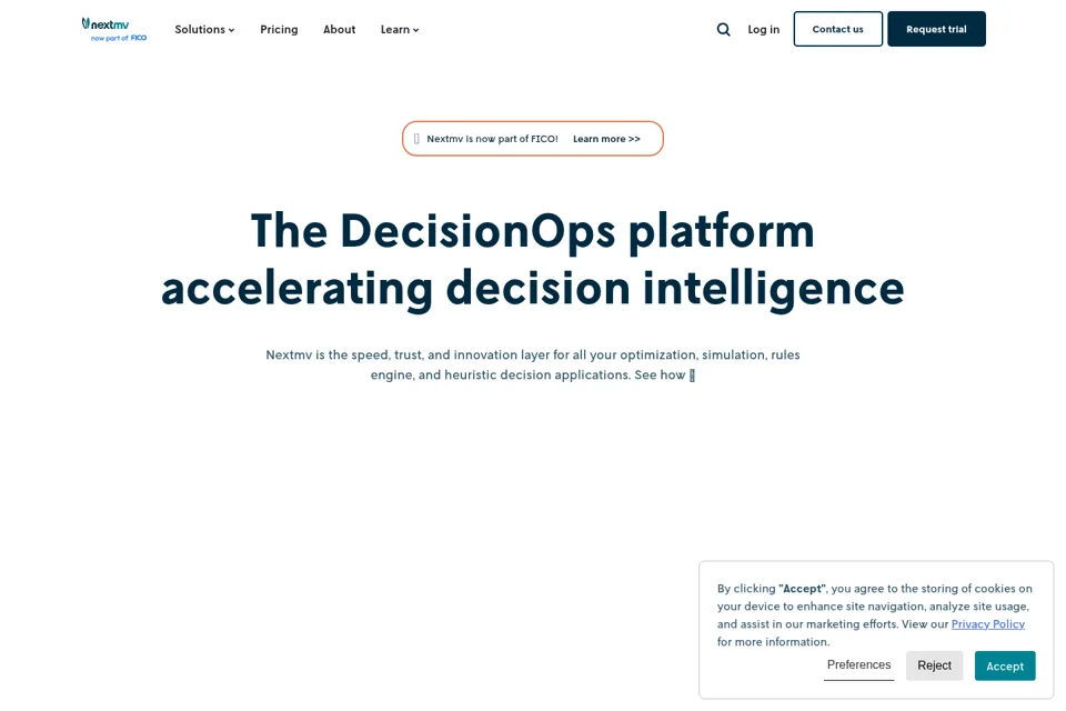 Landing page preview