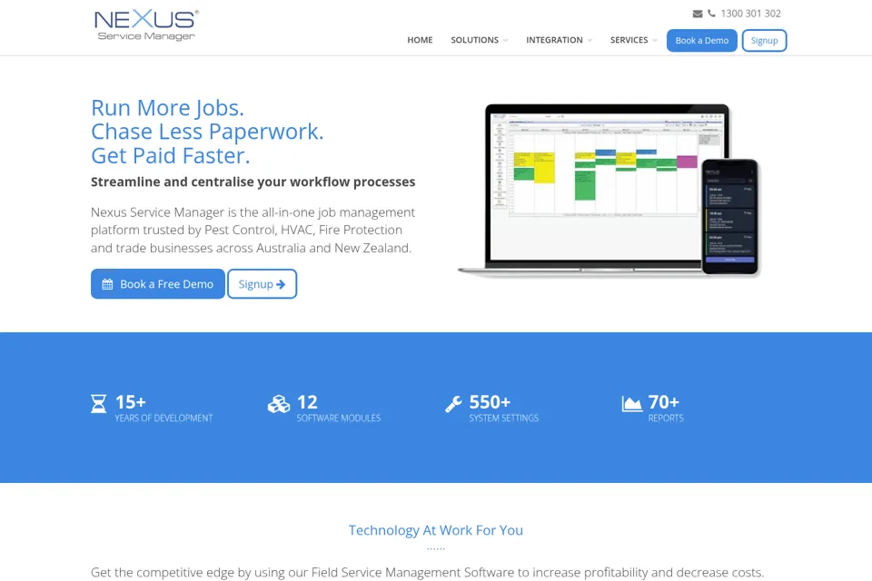 Landing page preview