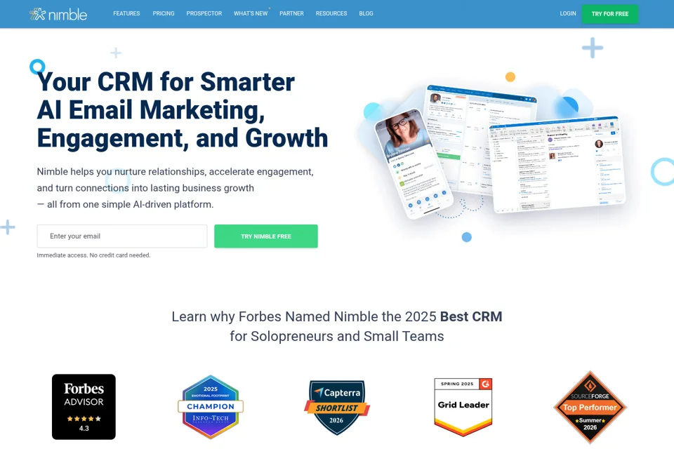Landing page preview