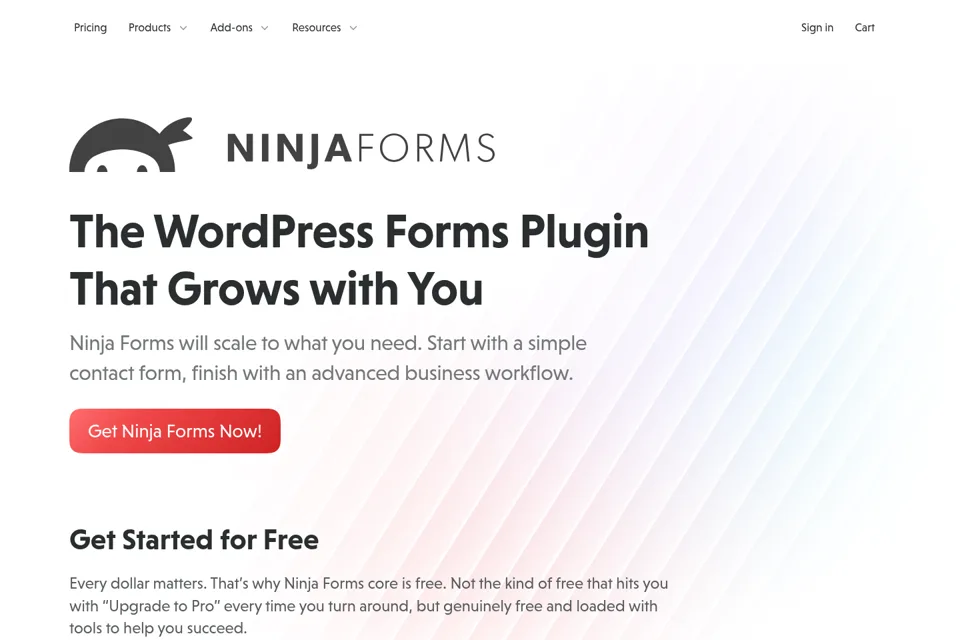 Landing page preview