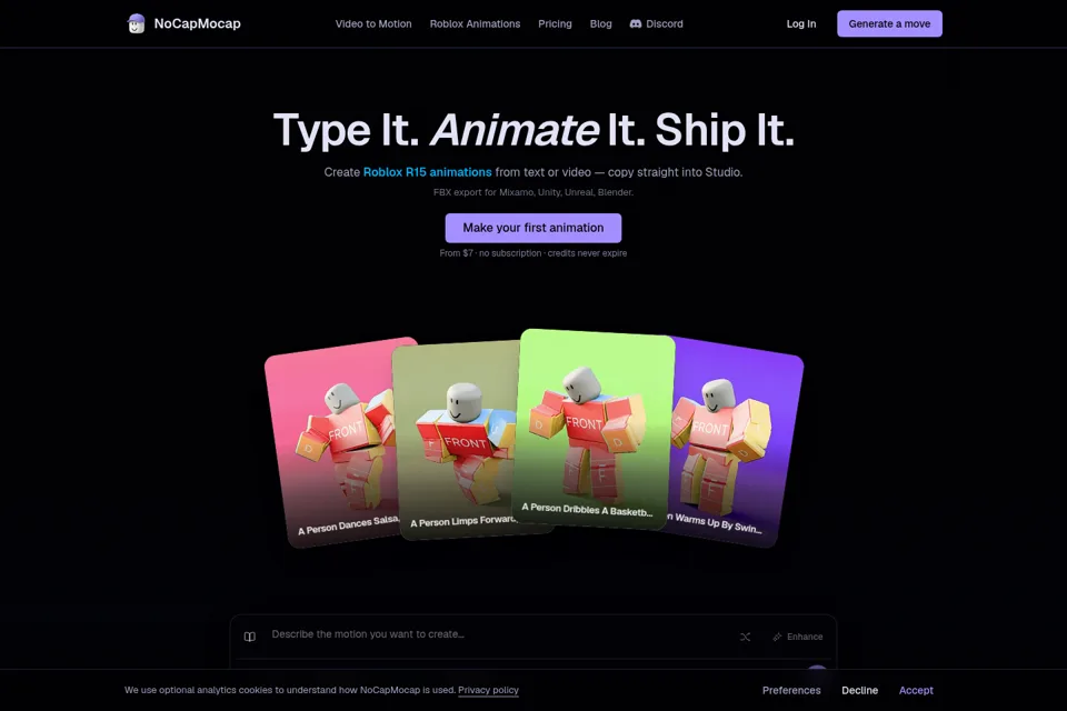 Landing page preview