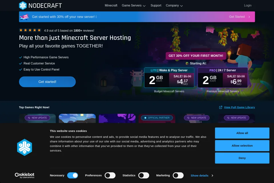 Landing page preview