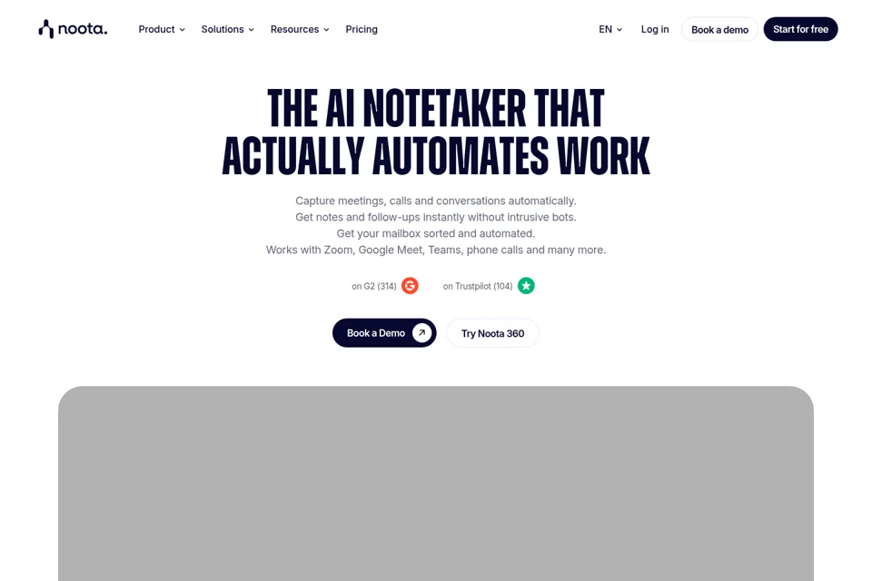 Landing page preview