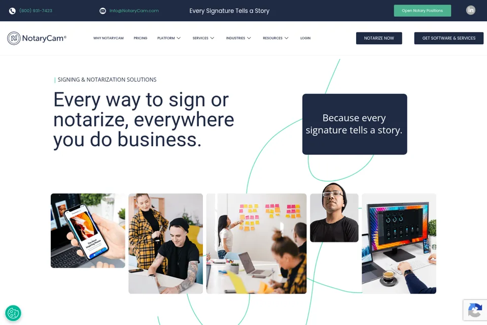 Landing page preview