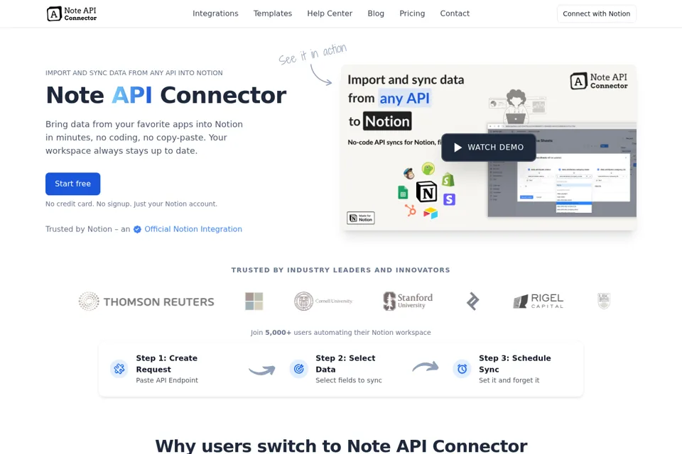 Landing page preview