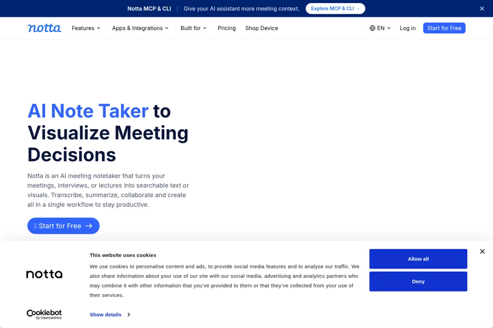 Landing page preview