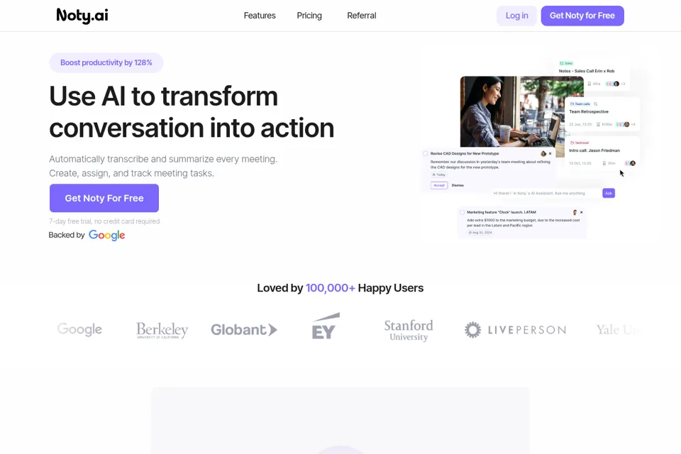 Landing page preview