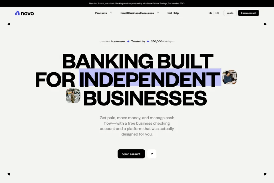 Landing page preview
