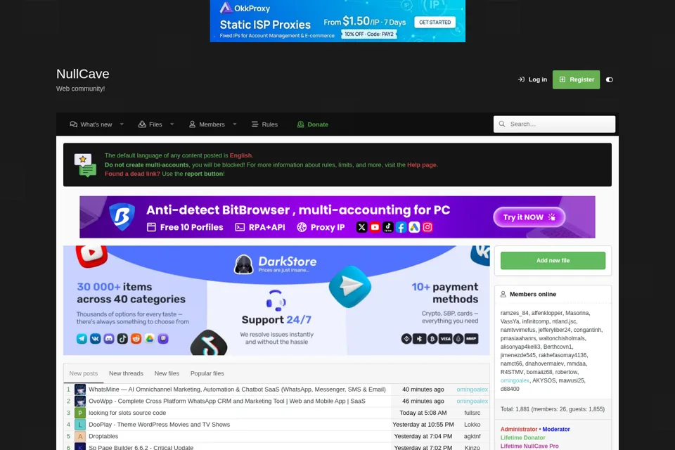 Landing page preview