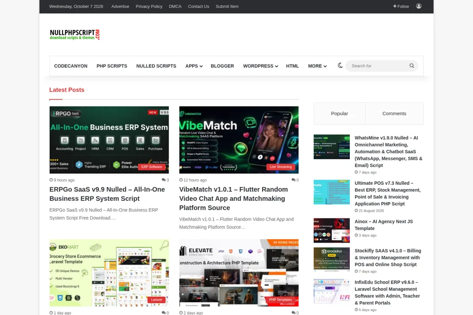 Landing page preview