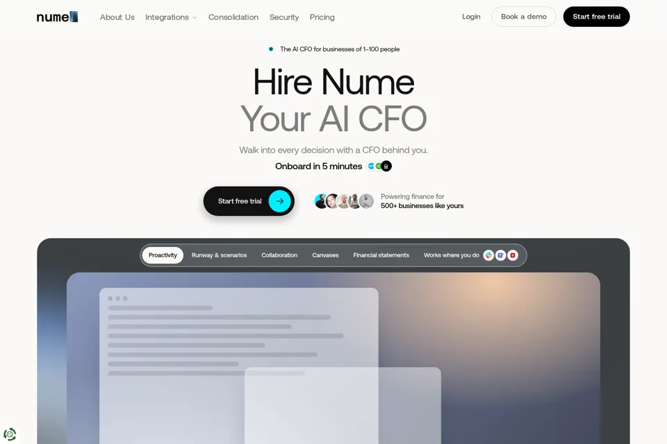 Landing page preview
