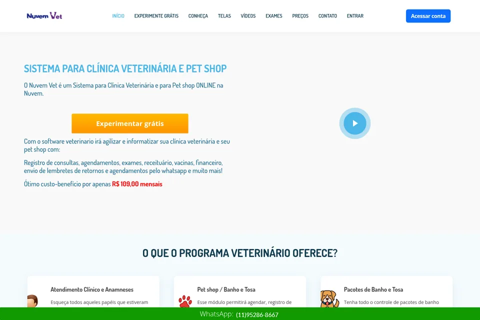 Landing page preview