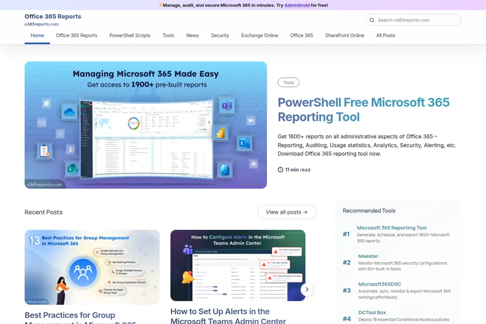 Landing page preview