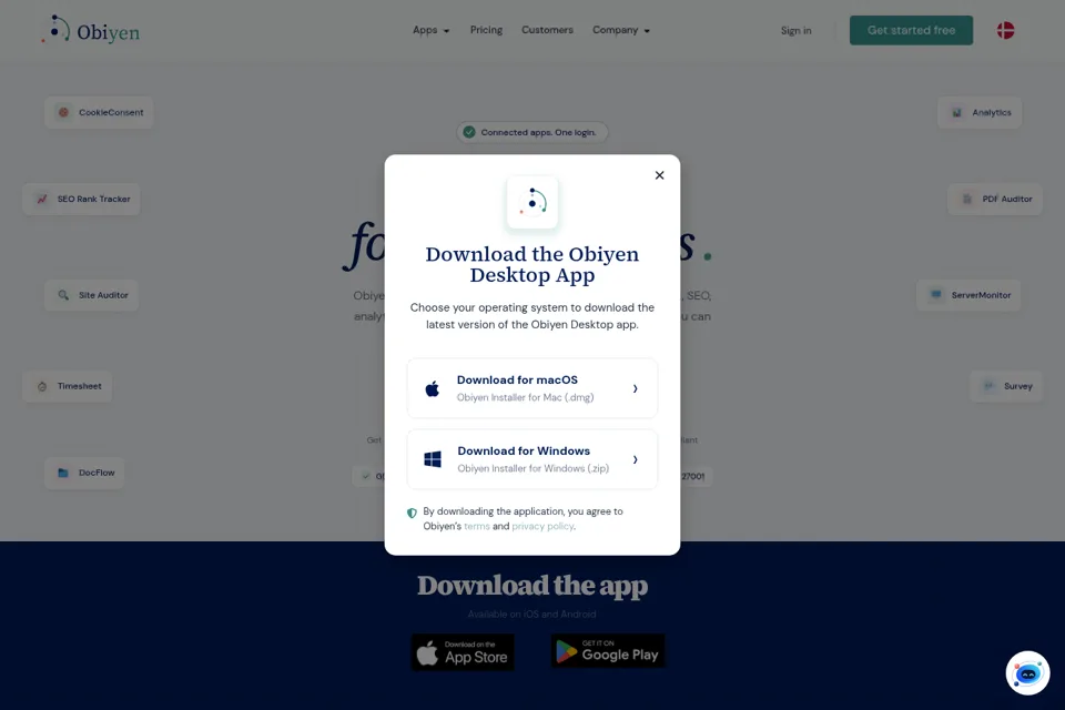Landing page preview