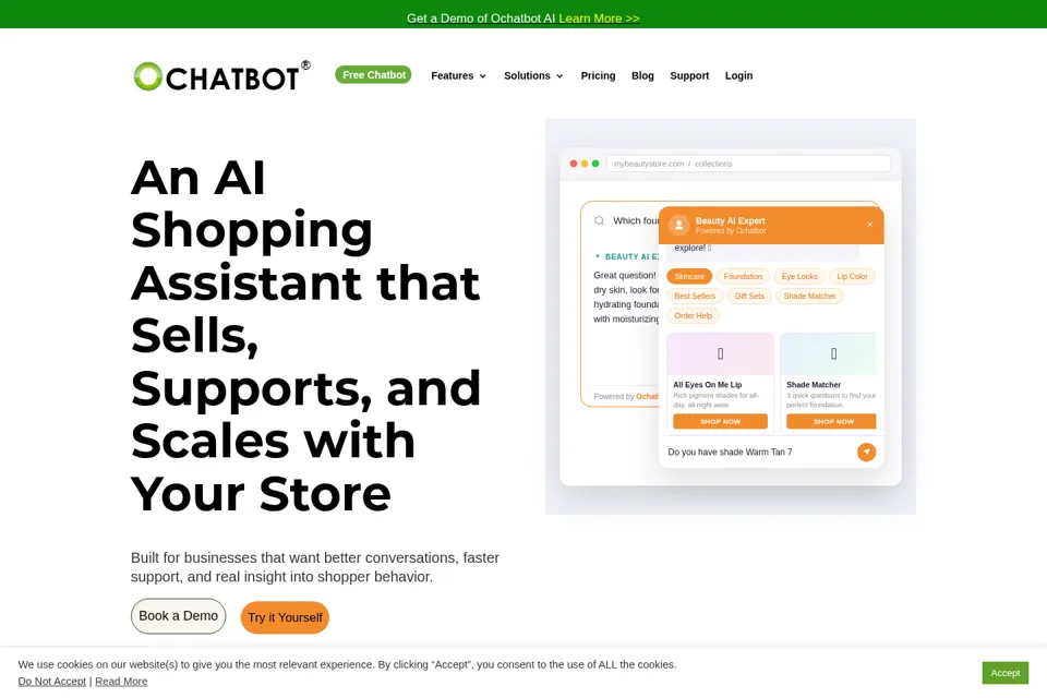 Landing page preview